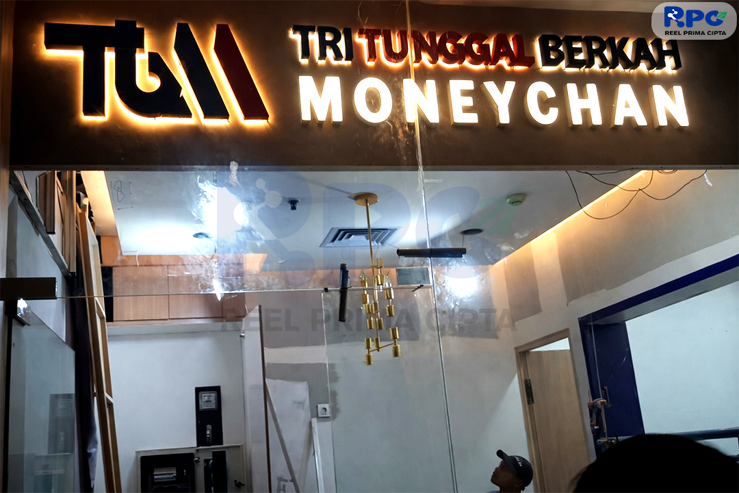 Huruf Timbul Galva Backlight Led