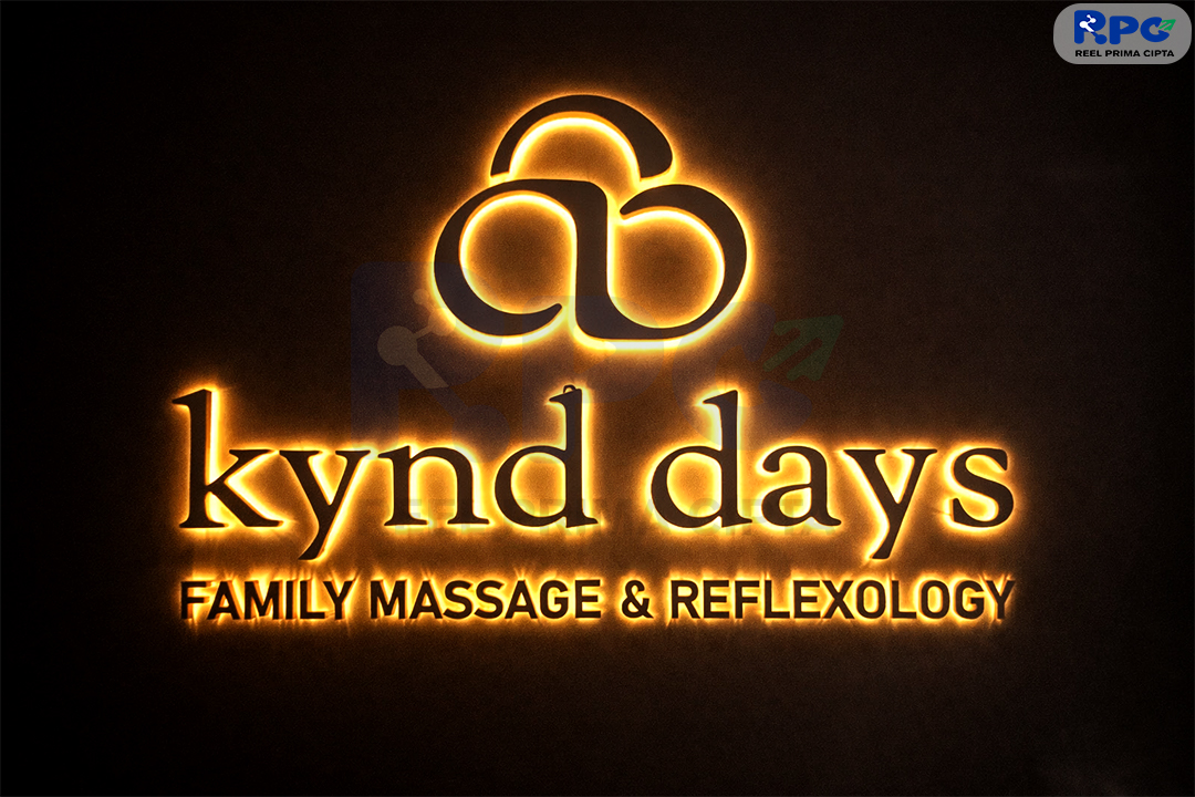 Huruf Timbul Galva Backlight Led