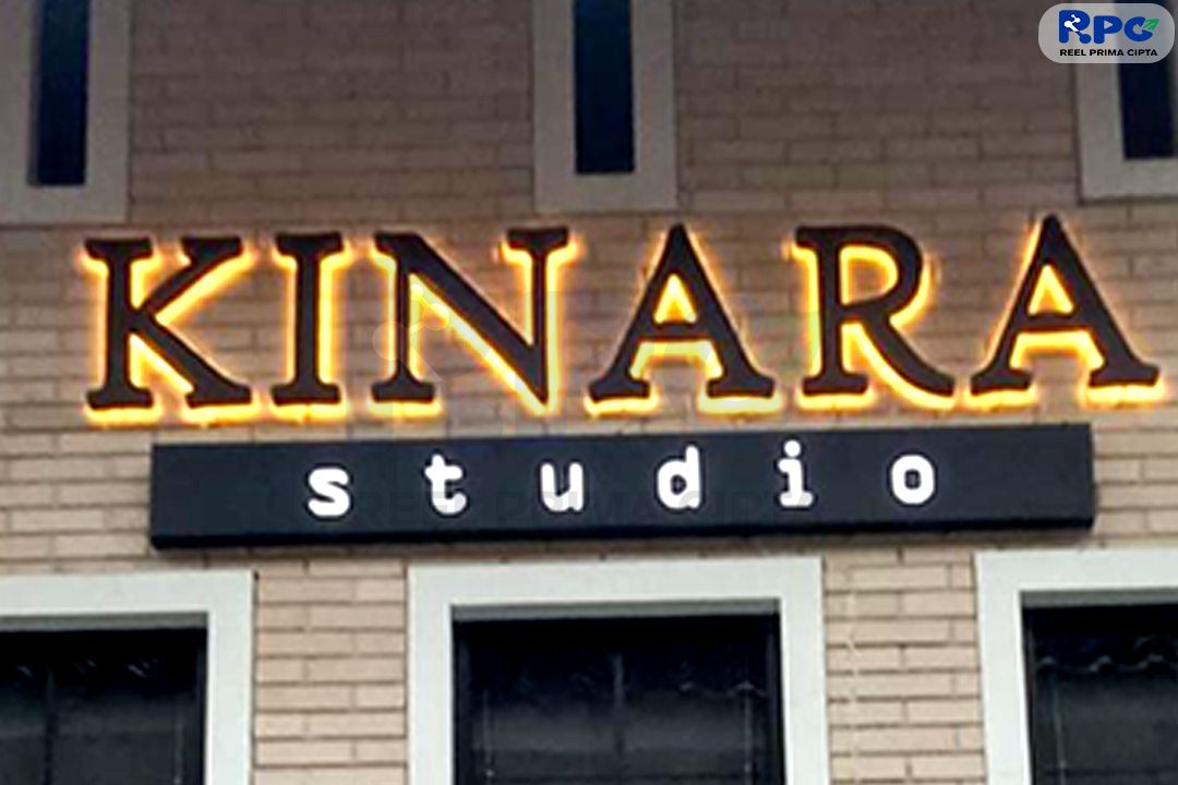 Huruf Timbul Galva Backlight Led