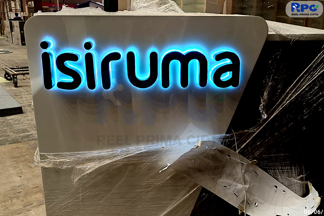 Huruf Timbul Galva Backlight Led