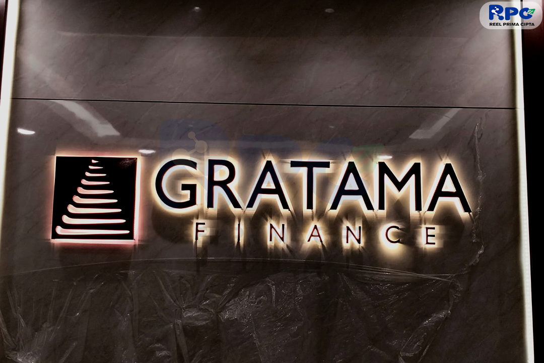 Huruf Timbul Galva Backlight Led