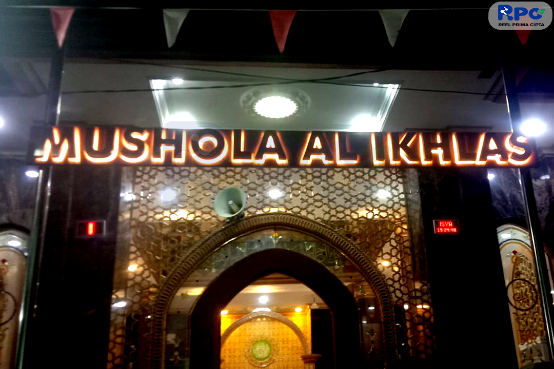 Huruf Timbul Galva Backlight Led