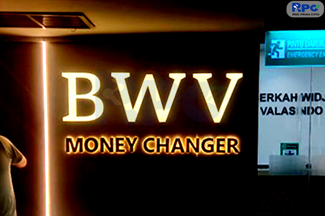 Huruf Timbul Galva Backlight Led