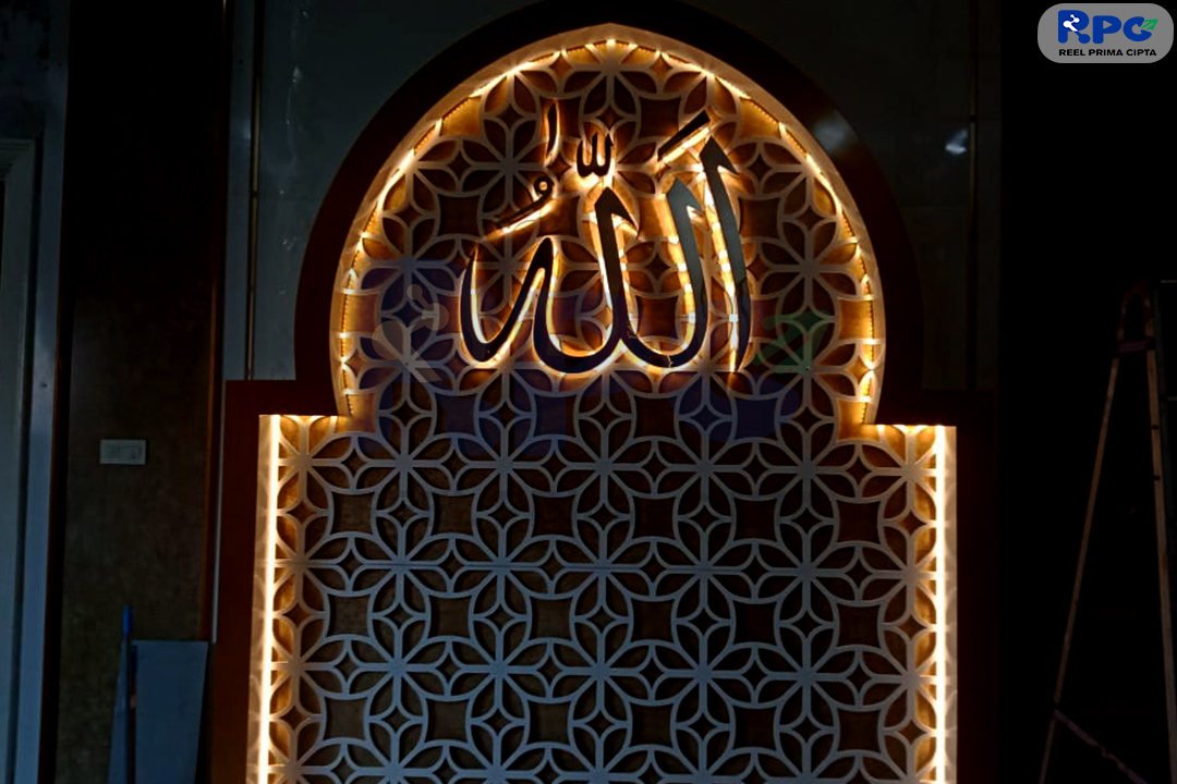 Huruf Timbul Steinless Led Backlight