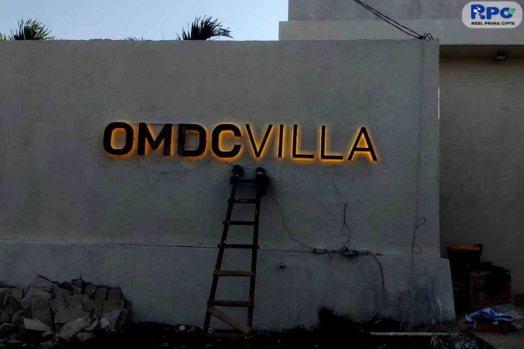 Huruf Timbul Galva Backlight Led