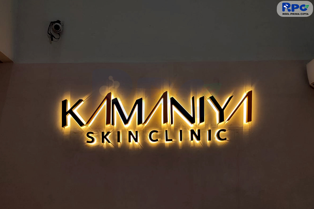 Huruf Timbul Galva Backlight Led