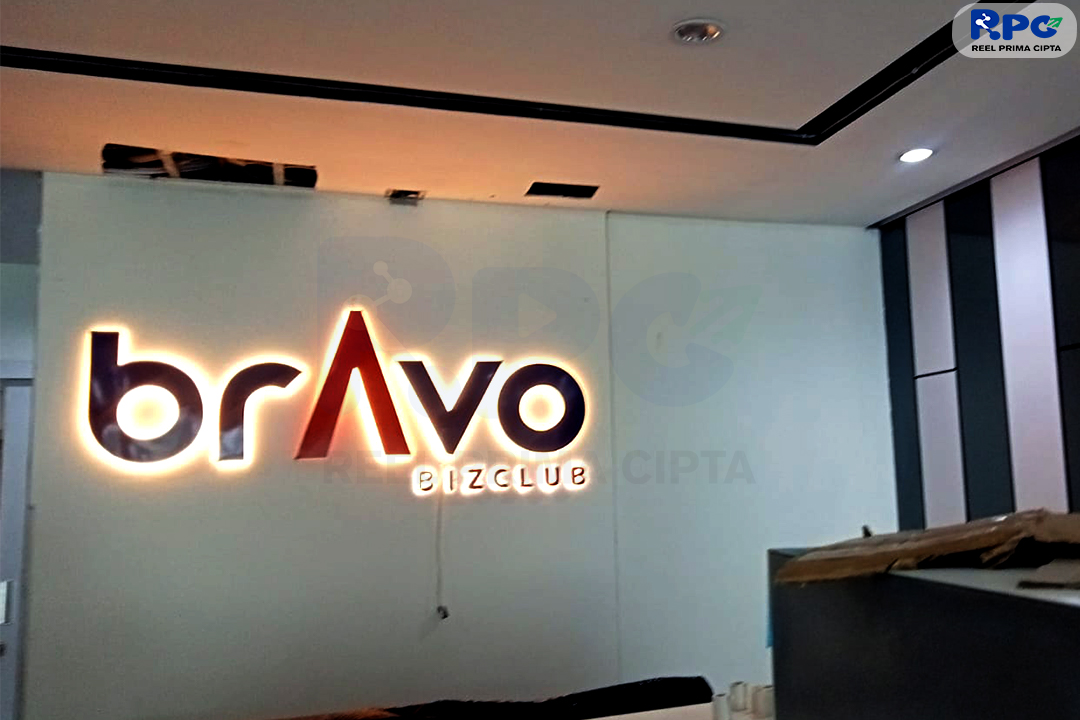 Huruf Timbul Galva Backlight Led