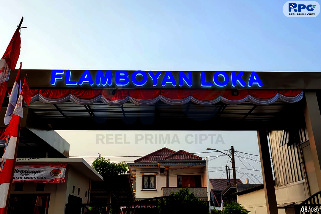 Huruf Timbul Full Acrylic Led