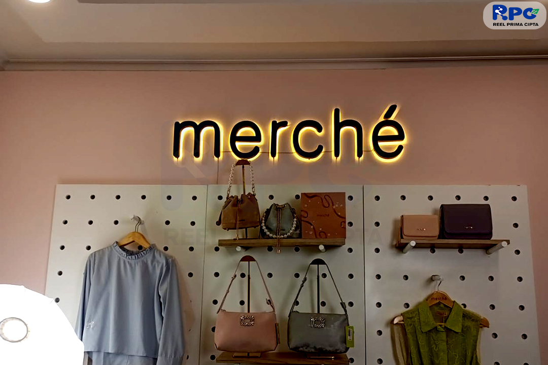 Huruf Timbul Galva Backlight Led