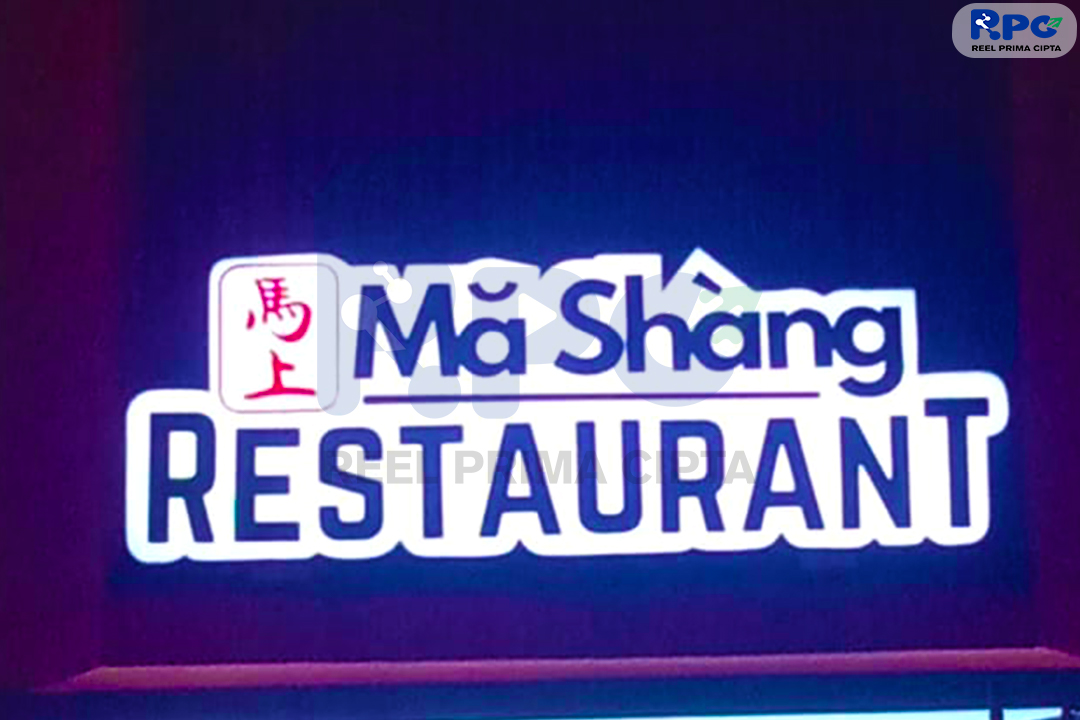 Huruf Timbul Full Acrylic Led