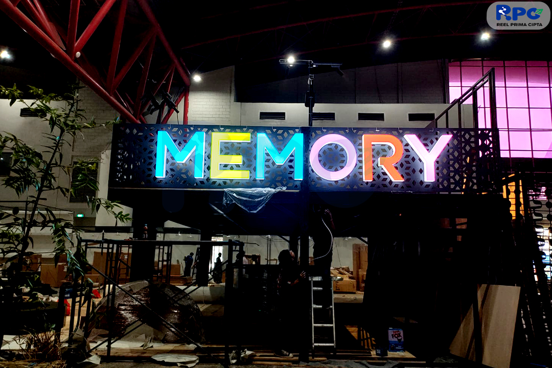 Huruf Timbul Full Acrylic Led