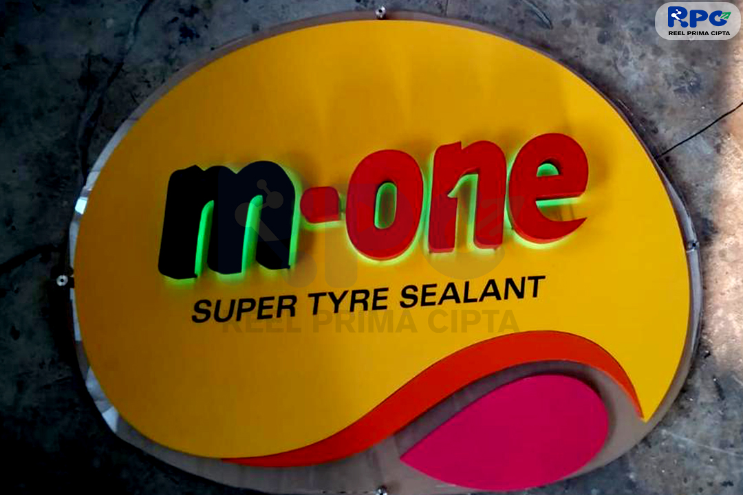 Huruf Timbul Galva Backlight Led RGB