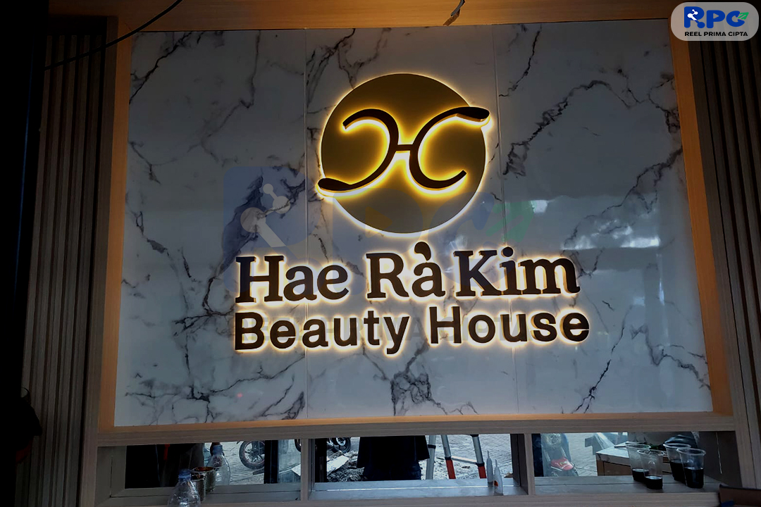 Huruf Timbul Galva Backlight Led