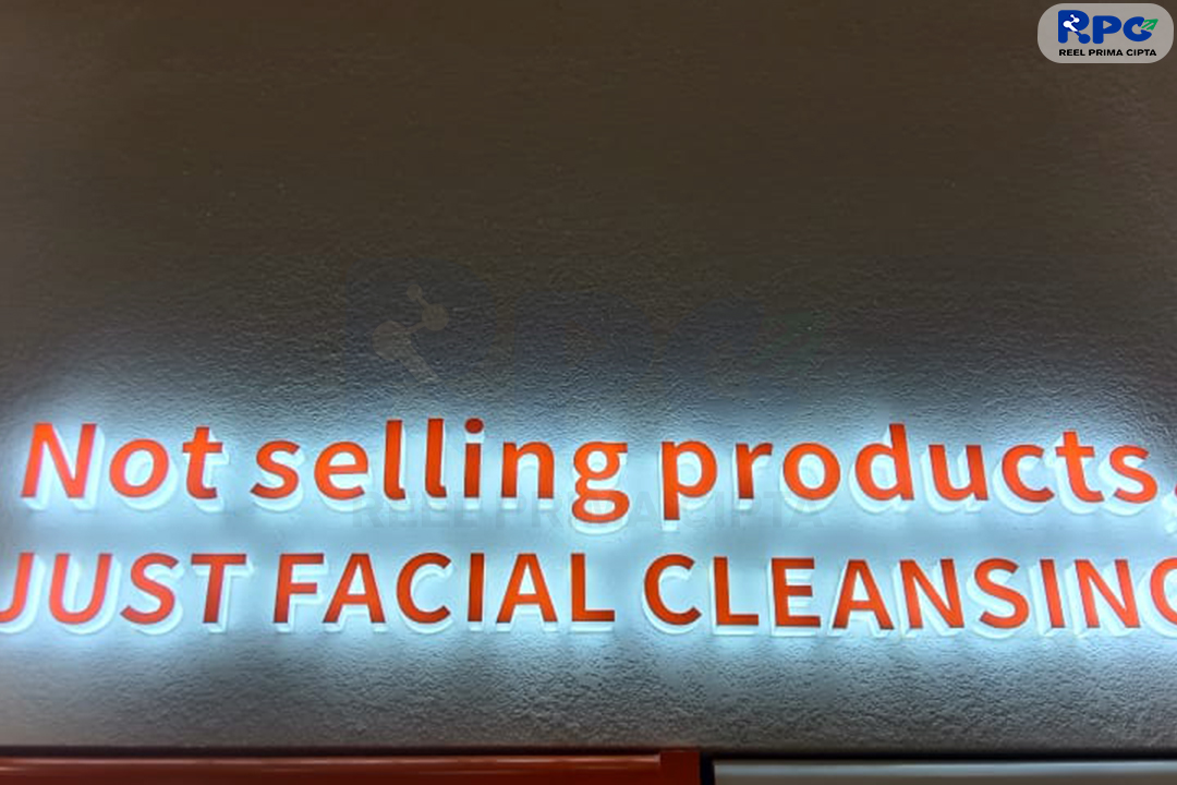 Huruf Timbul Full Acrylic Led